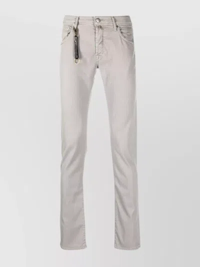 INCOTEX VINTAGE SLIM LEG TROUSERS WITH KEYCHAIN DETAIL