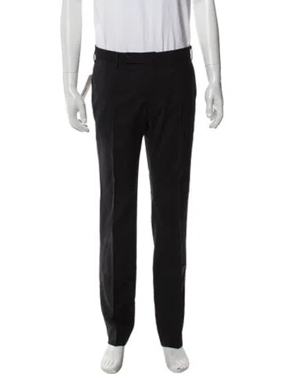 Pre-owned Incotex Virgin Wool Dress Pants W/ Tags In Black