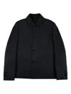 Incotex Virgin Wool Jacket In Black
