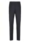 Incotex Virgin Wool Pants In Black