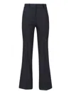 Incotex Virgin Wool Pants In Black