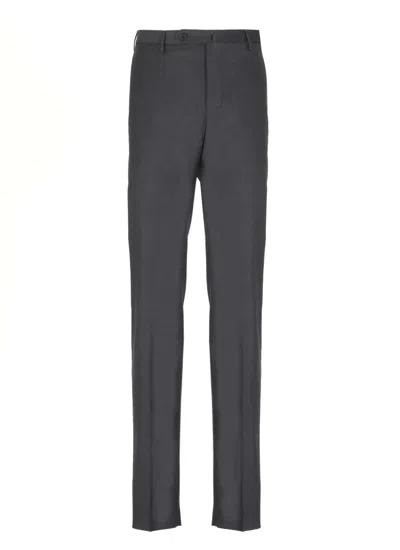 Incotex Virgin Wool Pants In Gray