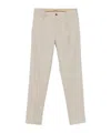 Incotex Virgin-wool Trousers In Beige