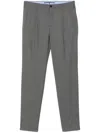 Incotex Virgin-wool Trousers In Grey