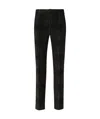 Incotex Cotton Corduroy Trousers In Black