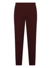 Incotex Relaxed Fit Trousers Featuring Pockets In Burgundy
