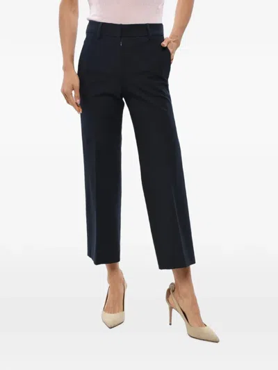 Incotex Welt-pocket Trousers In Blue