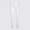 Incotex White Cotton Jeans In White
