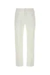 Incotex White Cotton Pant In White