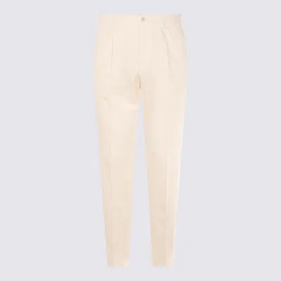 Incotex Pantaloni Bianco In White