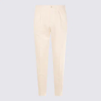 INCOTEX WHITE COTTON PANTS