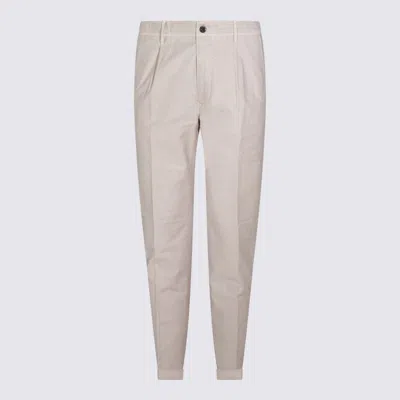 INCOTEX INCOTEX WHITE COTTON PANTS