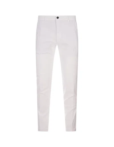 Incotex White Slim Fit Trousers