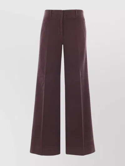 INCOTEX WIDE LEG TROUSERS BELT LOOPS