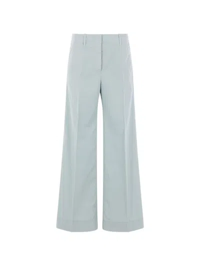 Incotex Wide-leg Trousers In Blue