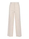 Incotex Wide-leg Cotton Trousers With Tailored Finish In White
