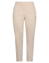 Incotex Woman Pants Beige Size 10 Cotton, Elastane In Neutral