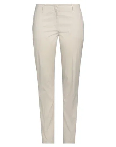 INCOTEX INCOTEX WOMAN PANTS BEIGE SIZE 14 COTTON, ELASTANE