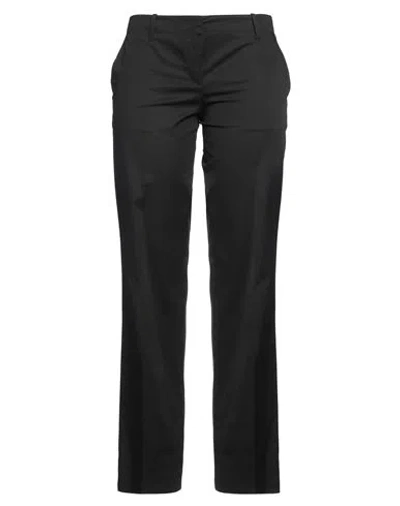 Incotex Woman Pants Black Size 12 Cotton, Elastane