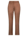 Incotex Woman Pants Camel Size 10 Polyester In Brown