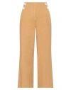 Incotex Woman Pants Camel Size 4 Cotton, Linen In Beige