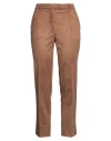 Incotex Woman Pants Camel Size 10 Polyester In Beige