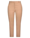 Incotex Woman Pants Camel Size 10 Virgin Wool In Beige