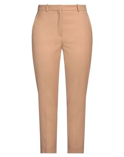 Incotex Woman Pants Camel Size 10 Virgin Wool In Beige