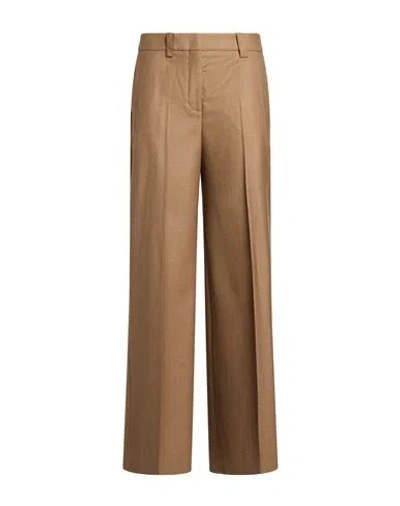 Incotex Woman Pants Camel Size 6 Virgin Wool In Sand