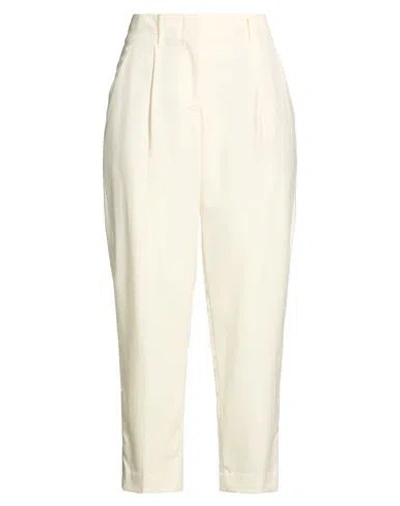 Incotex Woman Pants Cream Size 6 Virgin Wool In White
