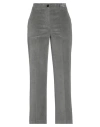Incotex Woman Pants Grey Size 8 Cotton, Lyocell, Elastane In Grey