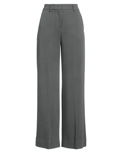 Incotex Woman Pants Lead Size 4 Lyocell In Grey