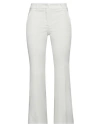 Incotex Woman Pants Light Grey Size 4 Cotton, Elastane