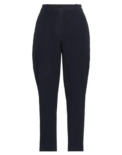 Incotex Woman Pants Midnight Blue Size 10 Cotton, Elastane