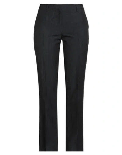 Incotex Woman Pants Midnight Blue Size 12 Linen, Cotton, Silk