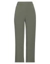Incotex Woman Pants Military Green Size 6 Acetate, Silk