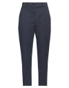 Incotex Woman Pants Navy Size 4 Cotton, Elastane In Navy Blue