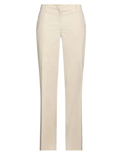Incotex Woman Pants Sand Size 10 Cotton, Elastane In Beige