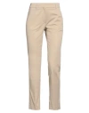 Incotex Woman Pants Sand Size 2 Cotton, Elastane In Beige
