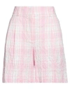 Incotex Woman Shorts & Bermuda Shorts Pink Size 6 Cotton, Elastane In Pink