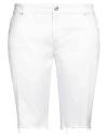 Incotex Woman Shorts & Bermuda Shorts White Size 34 Cotton, Elastane In White