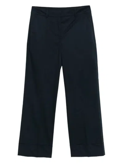 Incotex Blue Wide Leg Trouser In Black