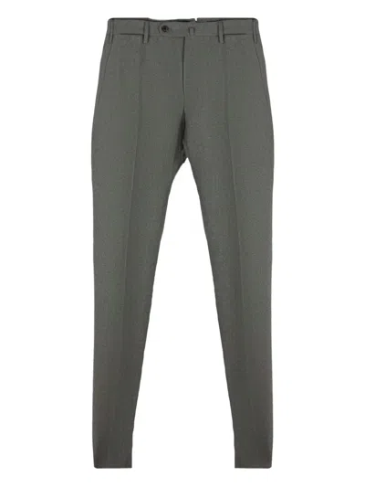 Incotex Wool Blend Tailored Trousers In Gray