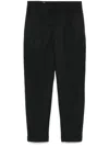 Incotex Wool Blend Tapered Pants Clothing In Black