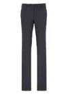 Incotex Straight Leg Trousers With Pockets And Belt Loops In Gray