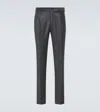 Incotex Pinstripe Trousers In Grey