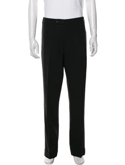 Pre-owned Incotex Wool Dress Pants In Black