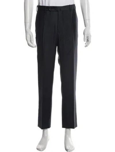 Pre-owned Incotex Wool Dress Pants In Blue