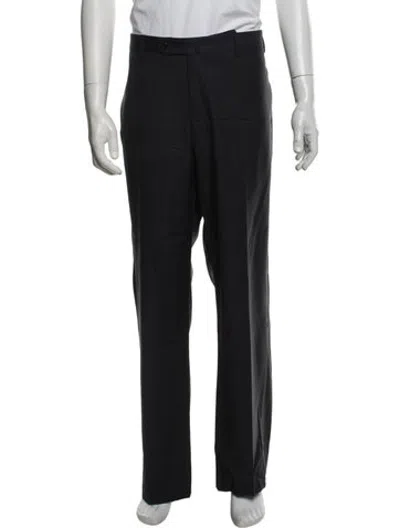 Pre-owned Incotex Wool Dress Pants In Blue