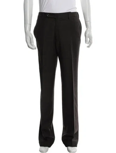 Pre-owned Incotex Wool Dress Pants In Brown